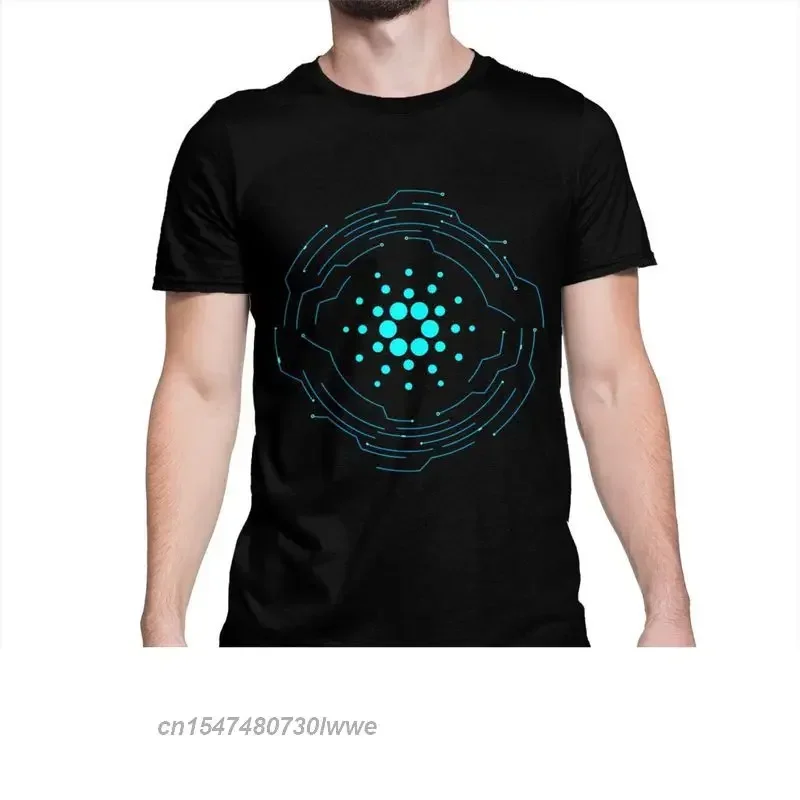 Футболка мужская черная, 100% хлопок, с принтом монеты, Ada