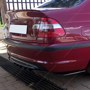 موزع هواء خلفي أسود لامع وفاصل جانبي لسيارات BMW E46 330d 330i 330ci M Sport موديلات 1999-2005، طقم هيكل بتصميم المصد الخلفي 10 best sales طقم هيكل سيارة BMW E46 - №5