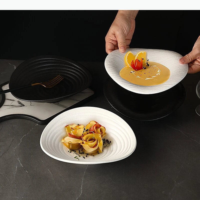 

Ceramics Dining Plate Western Style Steak Plate Dessert Plates Fruit Bowls Pasta Dish Dessert Soup Bowls Noodle