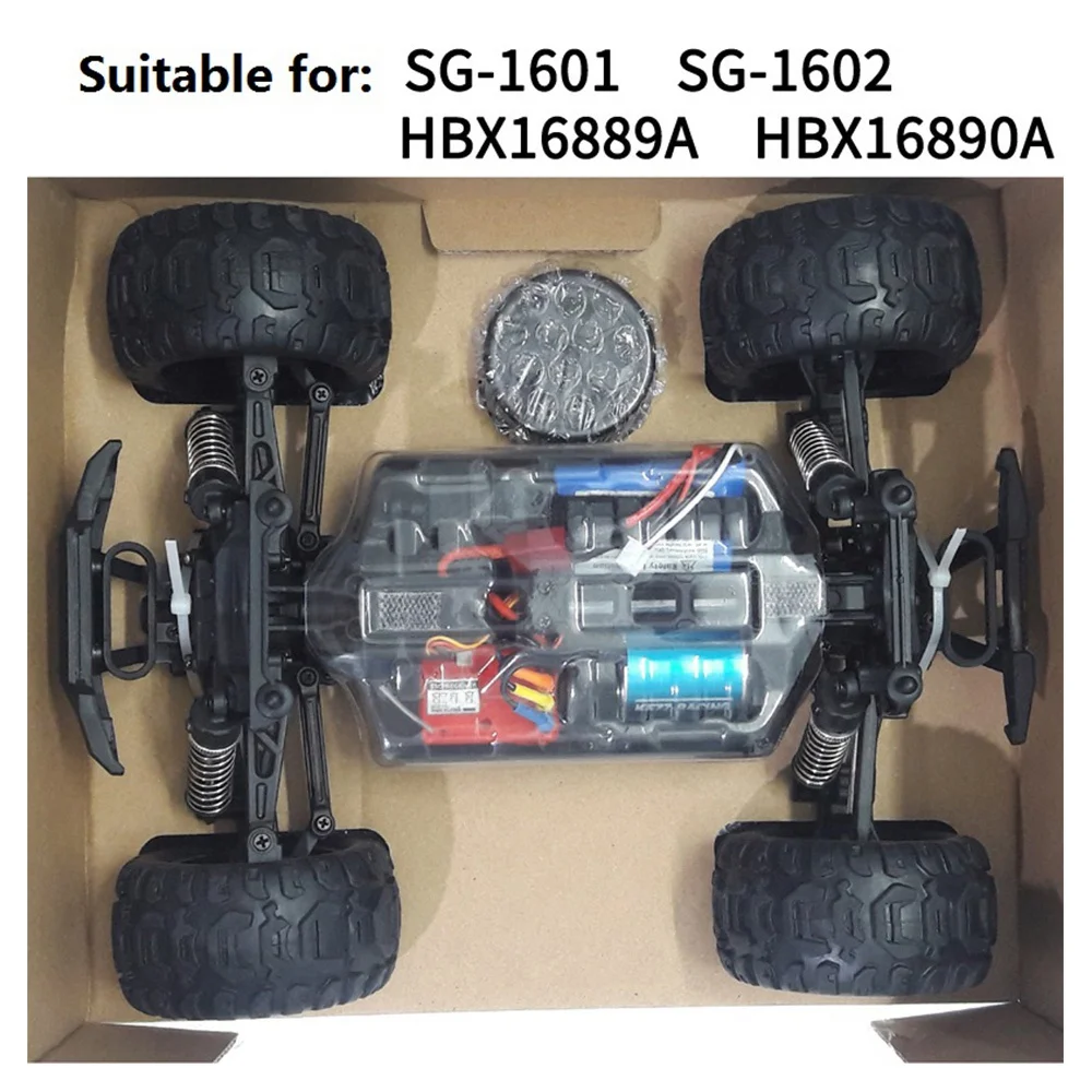 Sujeira poeira resistente Guard Cover, RC Car Upgrade peças, Acessórios, SG1601, SG1602, HBX16889A, HBX16890A, SG 1601, SG 1602