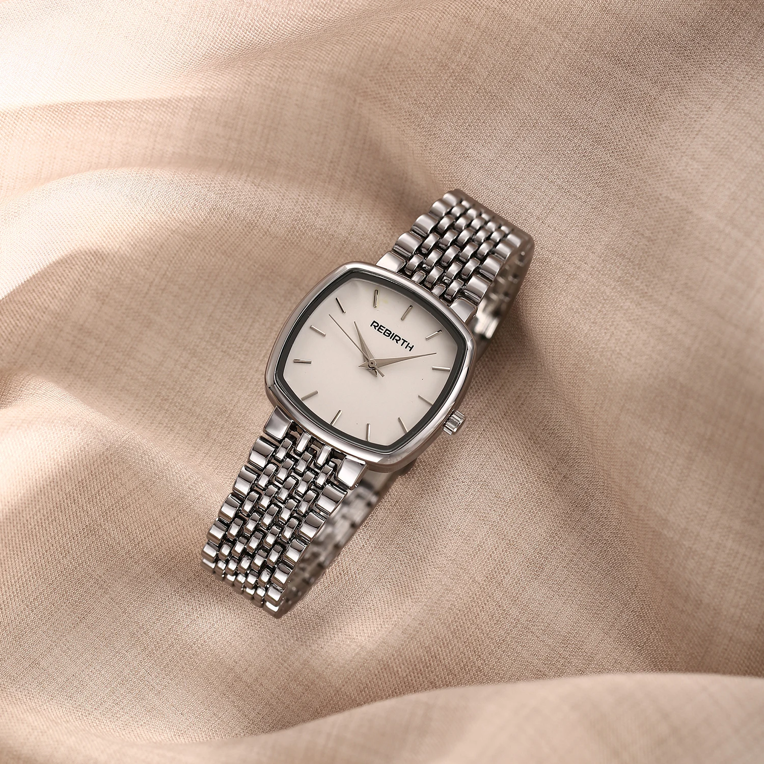 ساعة كوارتز أنيقة وبسيطة للأعمال للنساء، مناسبة للارتداء اليومي