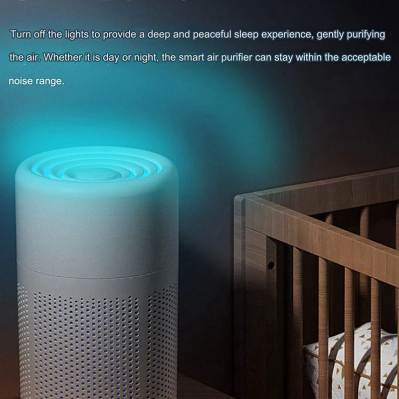 

Auto Mode Purifier For Desktop, Intelligent Household USB Portable Purifier,Suitable For Car Home Office Dormitory Easy To Use B