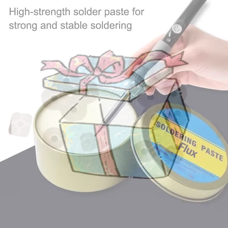 

【CCA】Solder Paste, Flux, Battery Rosin Flux, Strong Tinning, Easy Soldering, Yellow Solder, Conductive Soldering Iron, Lead-free
