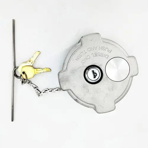 Tapa de gas de combustible diésel con bloqueo 03-37017-002 Alto rendimiento reemplaza la tapa de gas de bloqueo del tanque de combustible Tapa de gas de bloqueo de giro 1/4