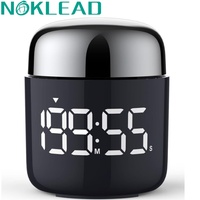 NOKLEAD LED Kitchen Timer Cosmetic Bottles Knob Digital Cooking Timer Countdown Timer Shower Study Makeup Stopwatch Time Timer