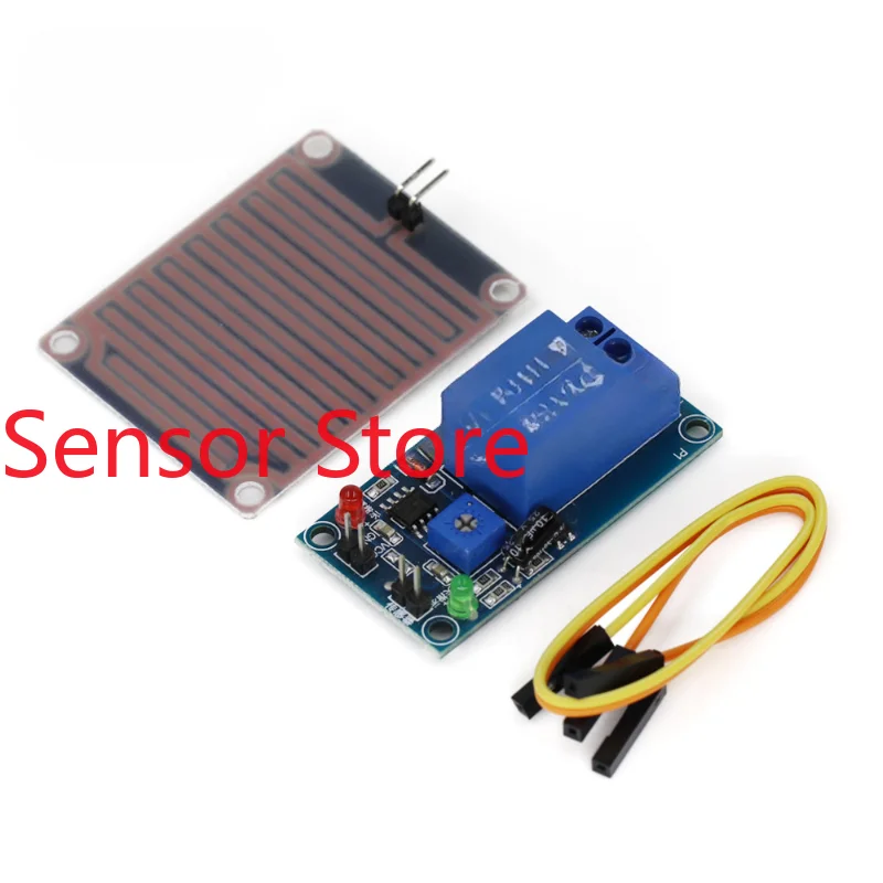 5PCS Large Area Raindrop/rain Weather Sensor Module 5V/12V Waterless Switch With Relay Control