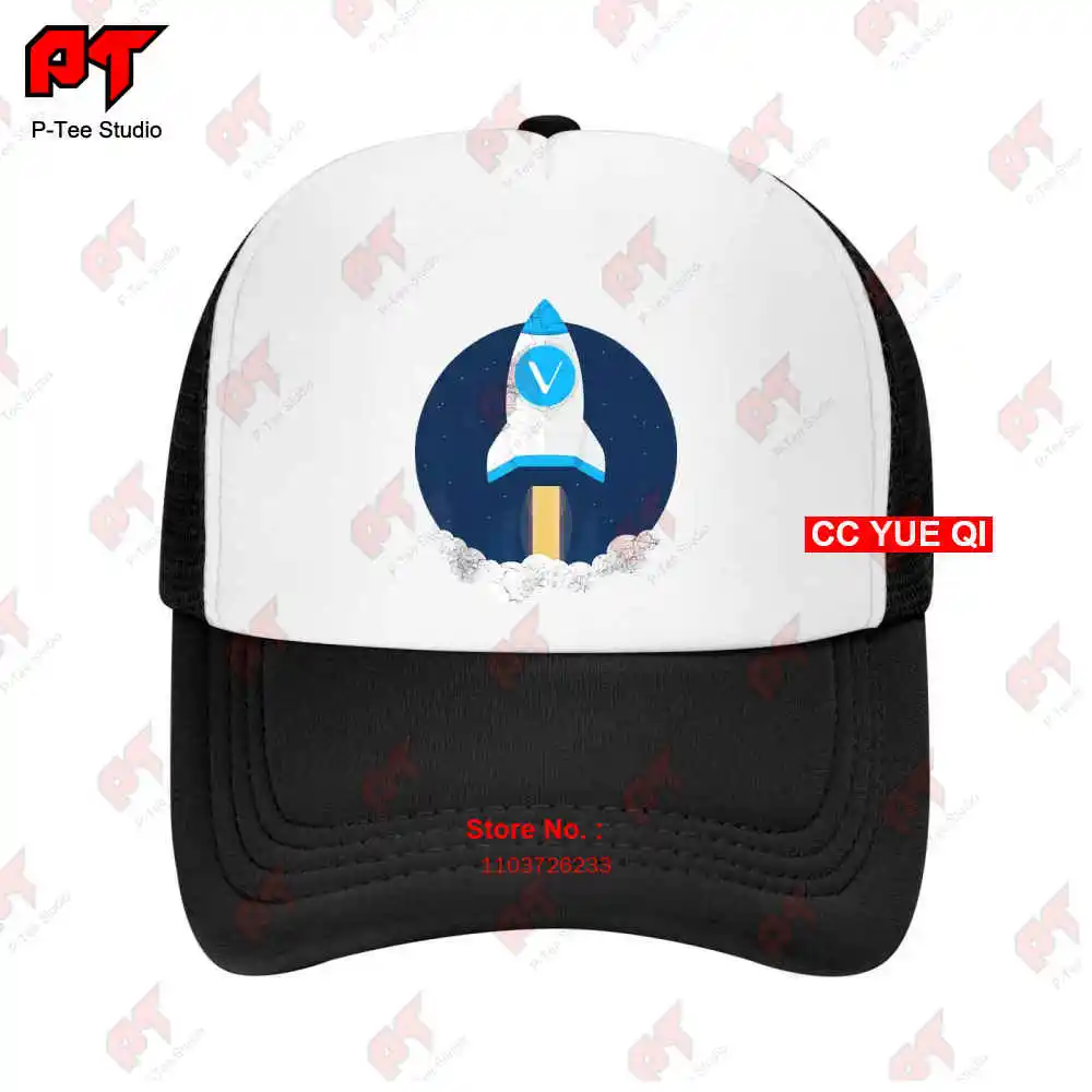 Vechain To The Moon Hold Vechain Vet Baseball Caps Truck Cap X3BO