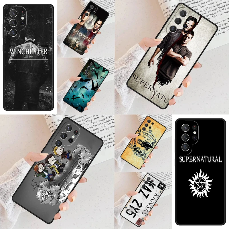 Capa de telefone sobrenatural Dean Winchester, capa para Samsung Galaxy S24 S23 S22 S21 Ultra S10 Nota 10 Pro S20 Plus FE S9 S8