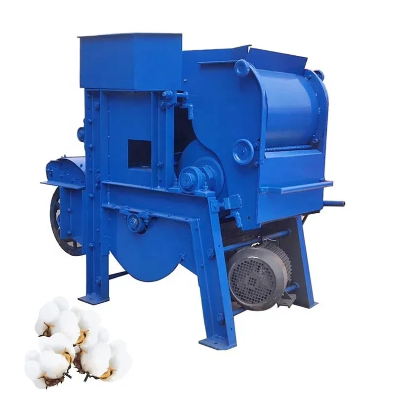 Raw Cotton Cleaning Machine Cotton Ginning and Pressing Machines Ginned Cotton Seeds Cleaning Separator Machine