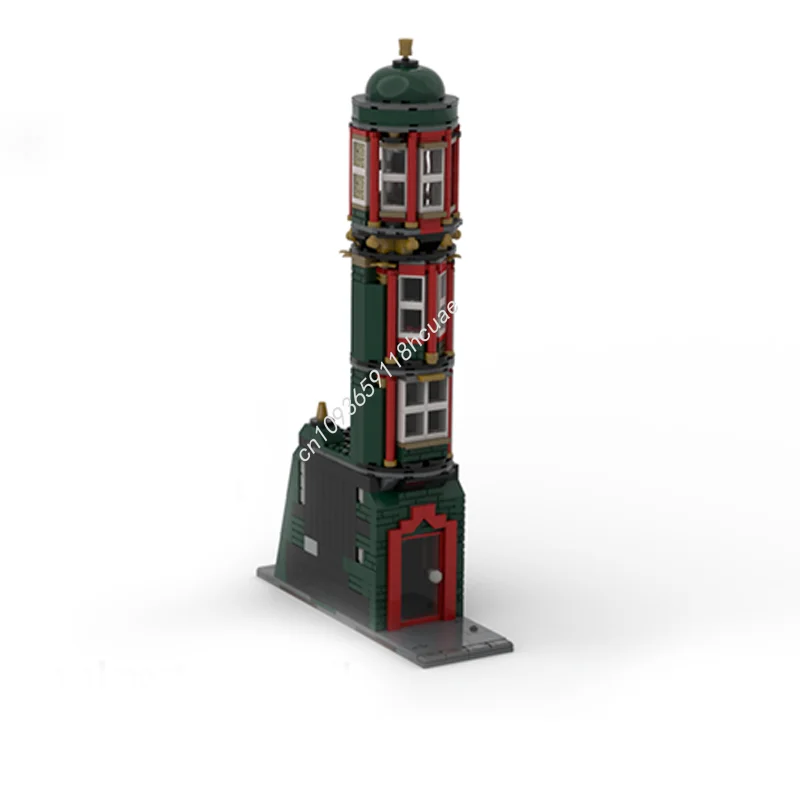 990pcs MOC Emerald Emporium Modulair Modelbouw Speelgoedblokken Architectuur Kerstcadeaus Monteren Idee Onderwijs Verjaardag