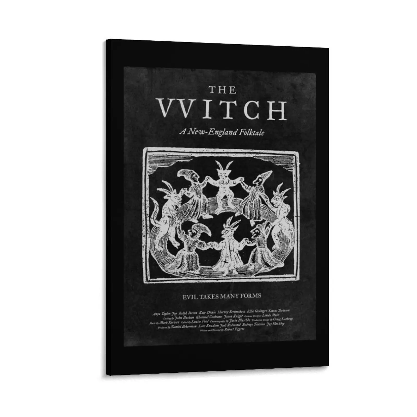 

The Witch Film Movie Poster Black Phillip Thomasin VVitch Canvas Painting Paintings on the wall Decorative painting for bedroom