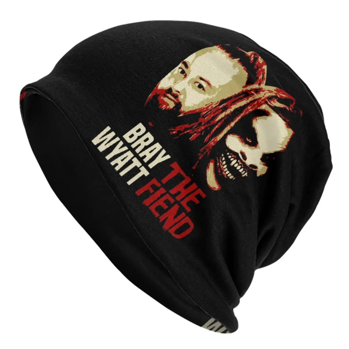 Bray Wyatt The Fiend Beanies Skullies Horror Halloween Beanies Cap Women Men Luxury Warm Dual-use Bonnet Knitting Hats