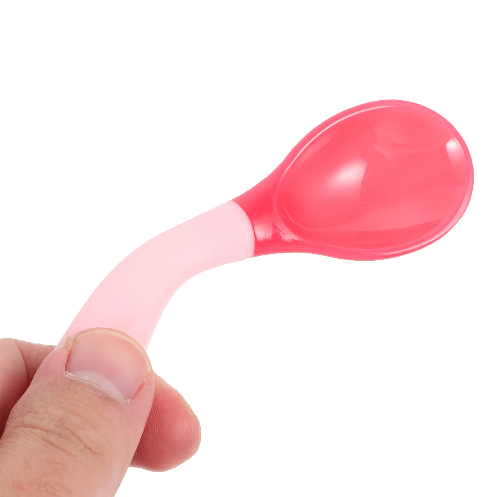 

1Set Left-Handed Toddler Cutlery Bendable Spoon Fork Set Safe Baby Training Utensils Portable Kids Flatware Self-Feeding