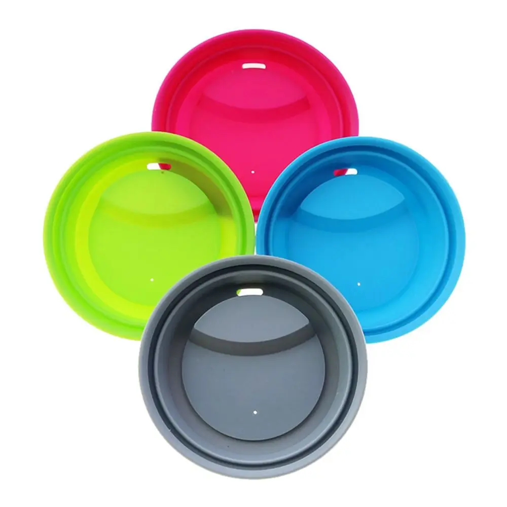 2pcs 9.5cm Universal Heat Temperature Preserve Dust Free Cup Caps Mug Cover Sealing Lid Cup Accessories