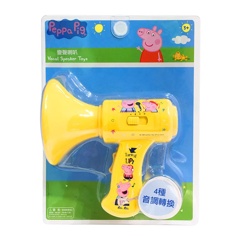 페파 돼지 어린이 휴대용 스피커 테마 파티 교육 장난감 악기 어린이 선물 재미있는 음성 변경 증폭기