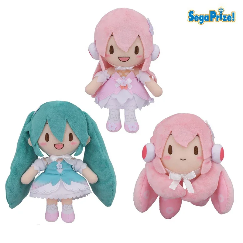 

Original Sega Hatsune Miku Megurine Luka 15Th Anniversary Fufu Anime Figurine Collection Plush Toys for Boys Gift