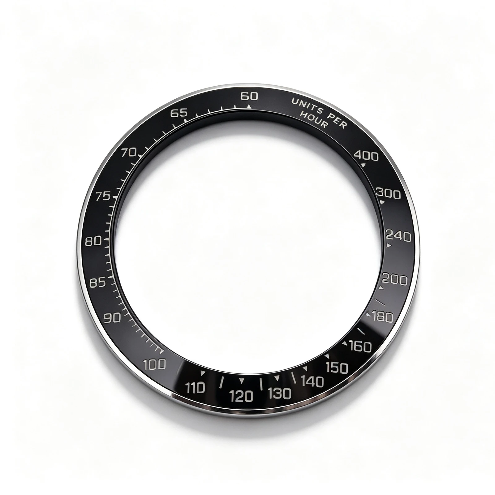 126502 Daytoona Ceramic Bezel Insert, Anthracite Grey Replacement For RLX 40mm with Tungsten Carbide Cerachrom