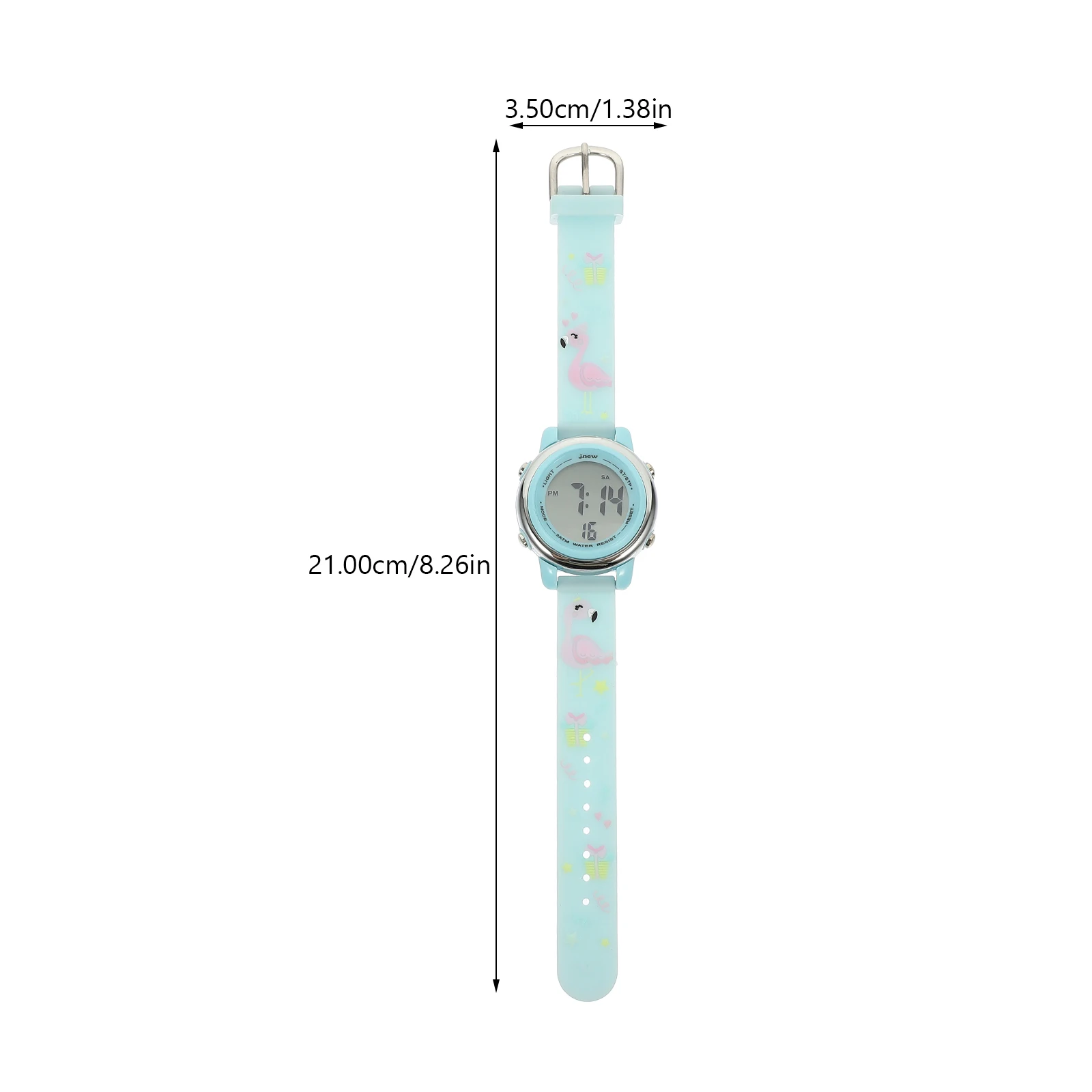 Kids Luminous Cartoon Watch Multi-Functional Waterproof LED Digital Clock Lightweight Comfortable Fit Ideal Gift for Students