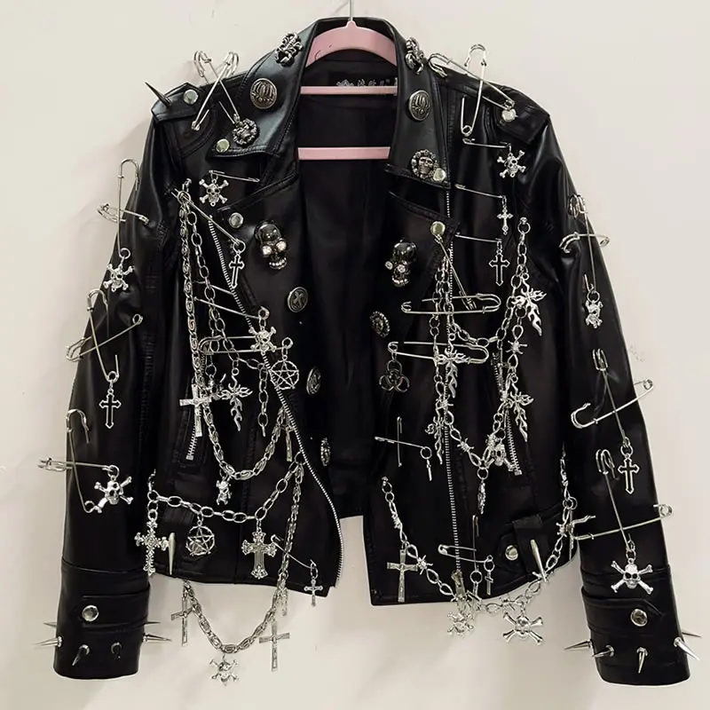 vintage Jacket Punk Jacket y2k Jacket y2k fashion Gothic Jacket