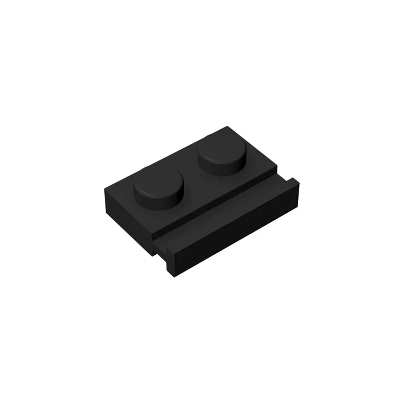 20 peças moc 32028 modificado 1x2 com trilho de porta diy blocos de construção acessórios haste empilhamento tijolos brinquedo educativo