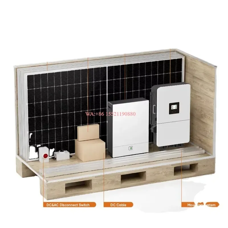 WMWMNU Complete Solar Kit 5kw 6kw 10kw 20kw 30kw Solar Power System Hybrid Solar Systems Home for EU