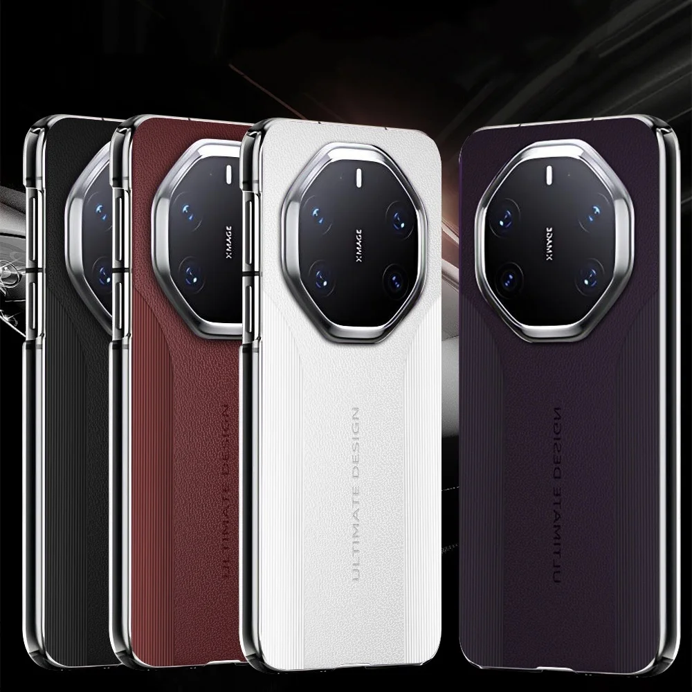 

Роскошный кожаный чехол для спортивного автомобиля Huawei Mate80 RS, матовый бронированный чехол