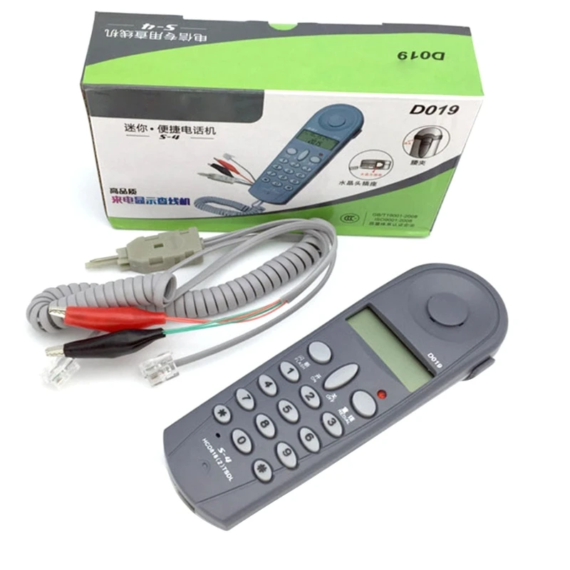 SZSU Test Telephone Professional Corded Phone with LCD Caller Display Landline Phones for Business Home Use