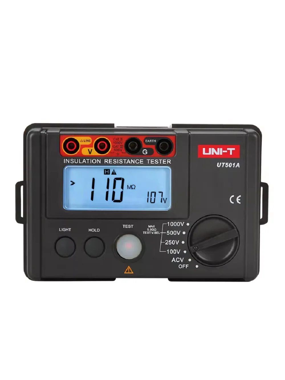 

UNI-T Insulation Resistance Tester Meter UT501A Megger Earth Ground Resistance Voltage Tester Megohmmeter Voltmeter