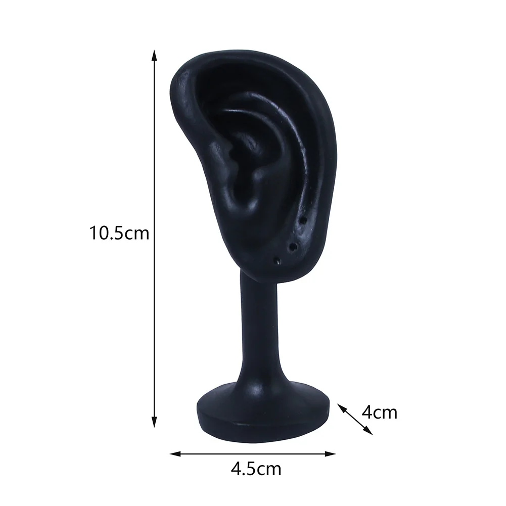 Soft Silicone Base Stand Organizer Earring Display Stand Human Ear Model Holder Easy Organization for Earrings and Ear Hooks