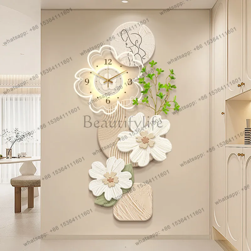 LD Led Digital Wall Clocks Living Room Luxury Modern Creative Bedrooms Design Wall Watch Restaurant  Pared Home Decoration