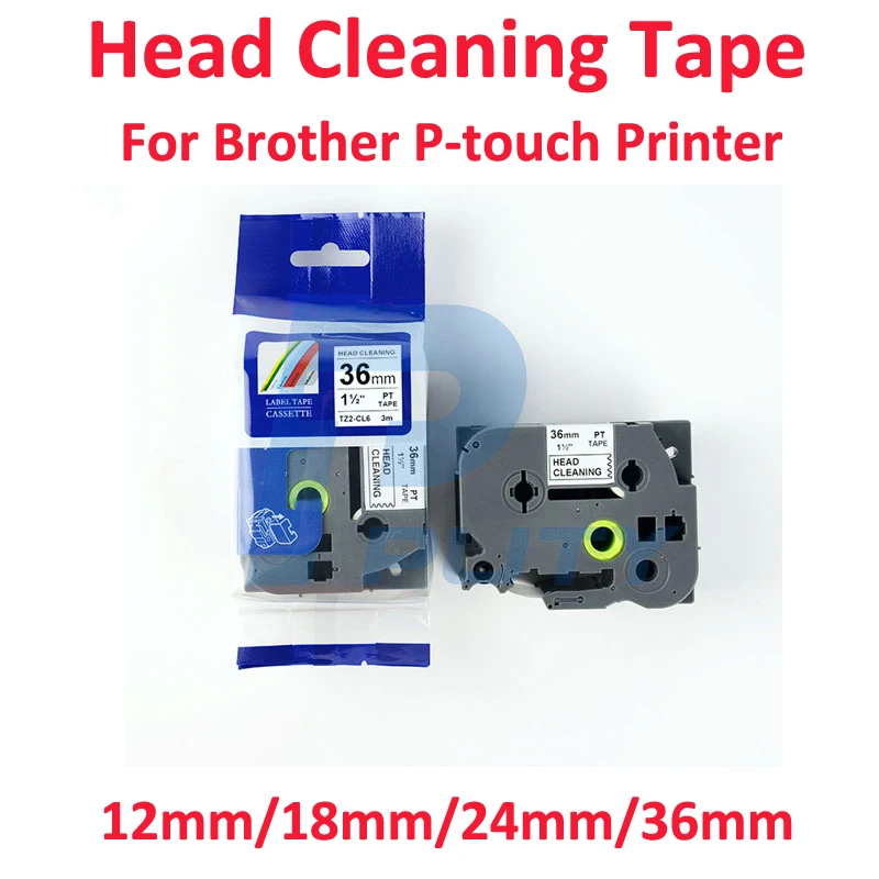 High quality Compatible brother head cleaning tape 12mm-36mm TZ-CL3  TZ-CL4 TZ-CL5, TZ-CL6