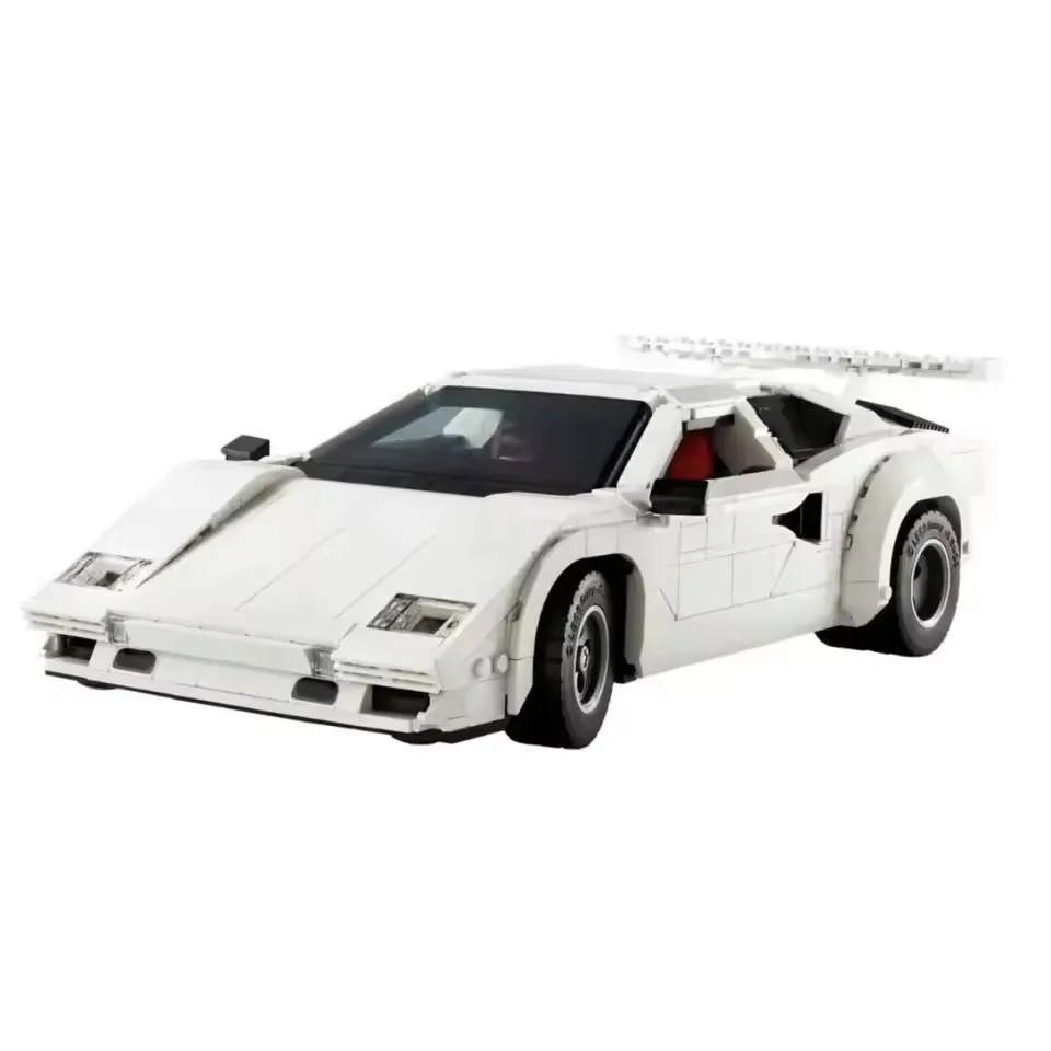 In Stock 10337 Countach 5000 QV Building Blocks Super Racing Car Model Classic Collection Bricks Cars Toys Boy Christmas Gift