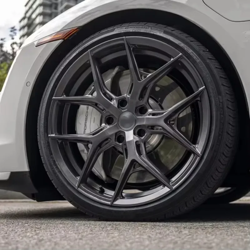 HF5 Style Forged Wheel 19 20 21 22 24 Inch Car Rim 5x112 5x120 Staggered Deep Concave for Mustang