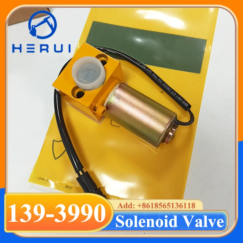 

High Quality 139-3990 5I-8368 Solenoid Valve 1393990 5I8368 for E320 E312 E315 E317 Excavator