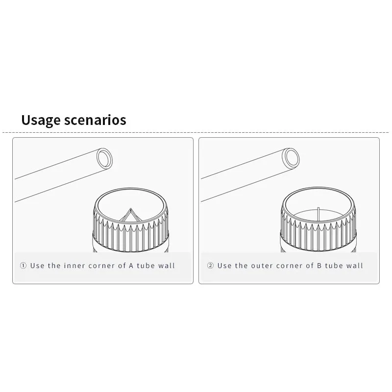 バロー YGJDJ-V1、PC水冷ハードチューブ面取りシンプル手動リジッドチューブ面取り装置 ブラック