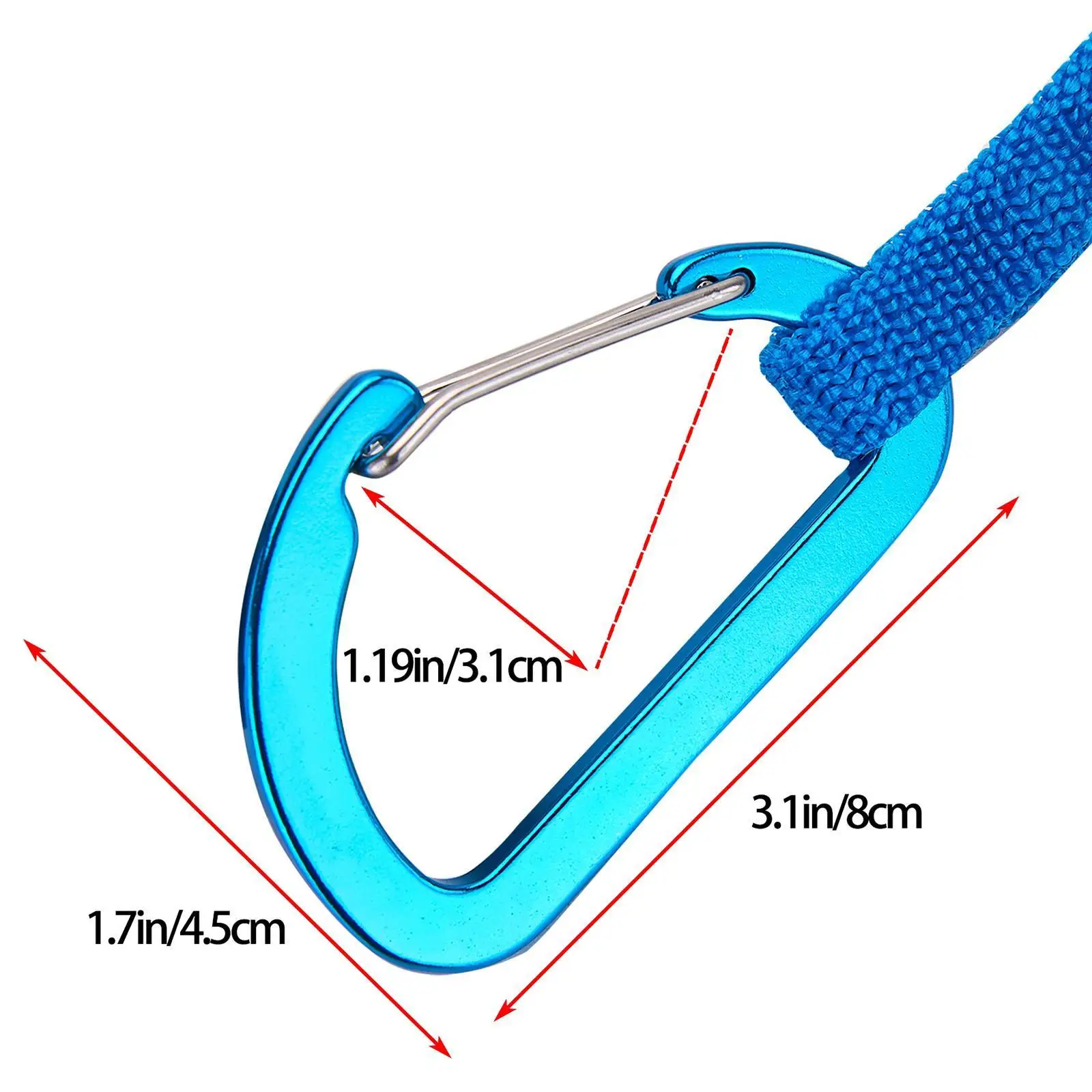 Multifunctional Kayak Paddle Leash Adjustable Elastic Rope Boating Accessories for Dinghy Paddle Keeper