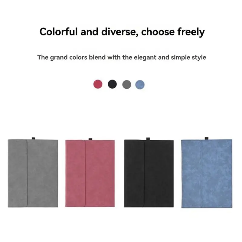 PU Leather Flip Cover For Surface Pro X For Microsoft Tablet Sleeve Stand Case B