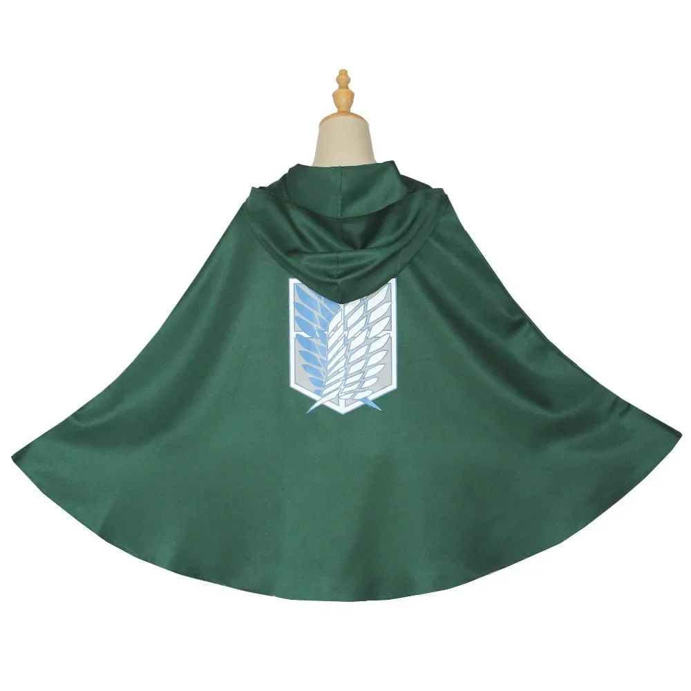 Attack on Titan Cloak shingeki no kyojin Cloak Shingeki No Kyojin Survey Corps Cloak Cosplay Cape Green Shawl Men's and Women's