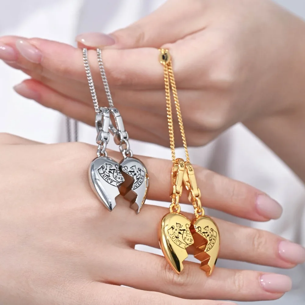 

New Style Couple Pendant Necklace, Fashionable, Simple and Sweet, a Perfect Keepsake Gift for Girls.