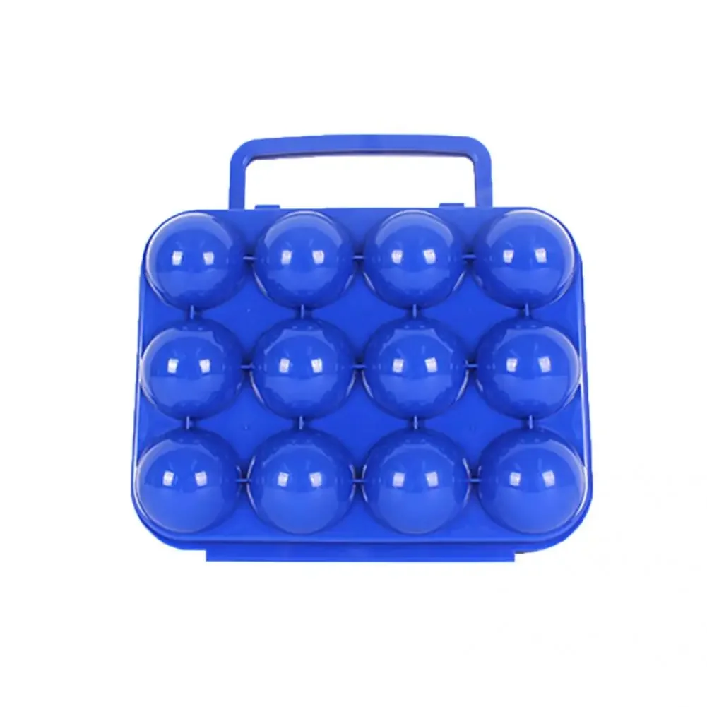 Useful Egg Storage Container Solid Color Egg Box Shockproof Household Supplies Grids Design Eggs Case