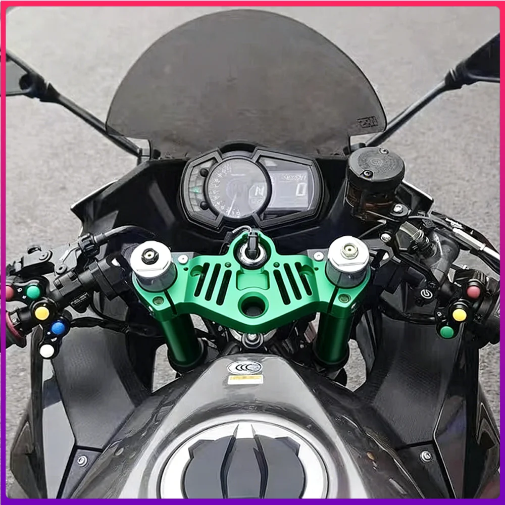 

For Ninja400 Z 400 Motorcycle Accessories Top Triple Clamp Tree Front Upper Fork for Kawasaki Z400 2018-2024 Z500 Ninja 400 500