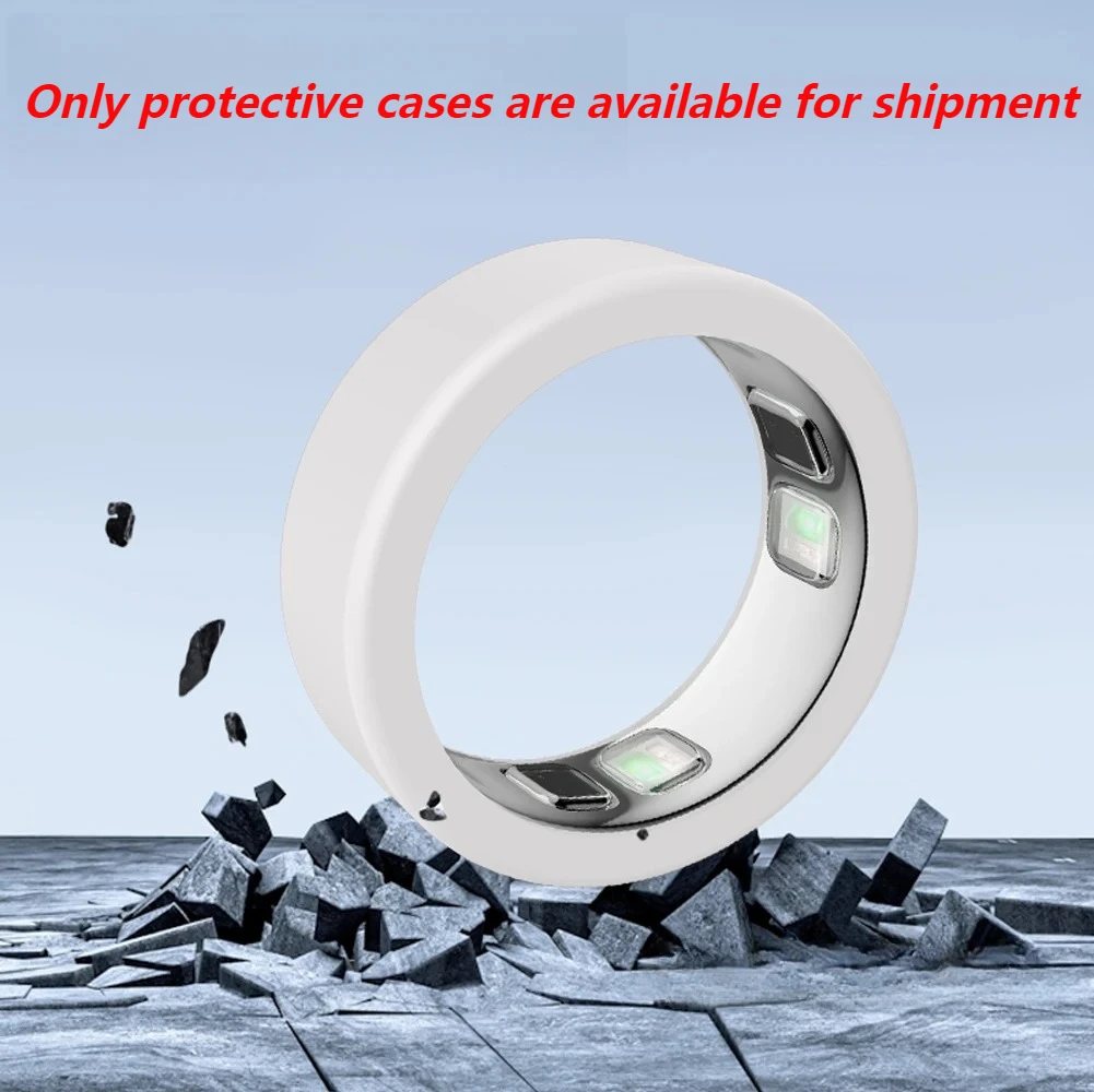Silicone Protective Cover for Oura Ring5 Scratch Resistant Ring Case Soft Shell for Working Out Samrt Ring Replace Accessories