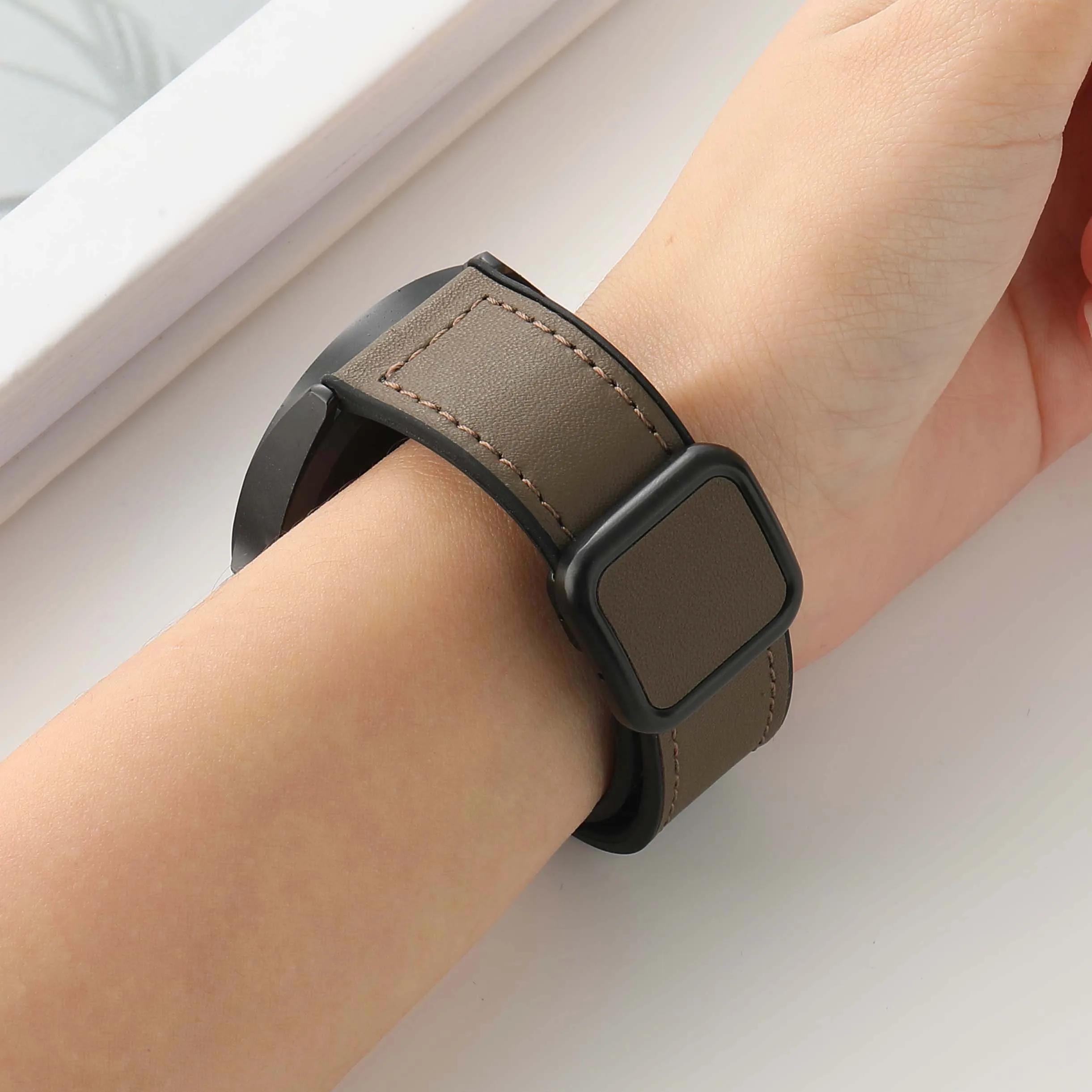20mm 22mm Leder Silikon Armband Für Huawei Uhr GT5 GT 5 Pro 46mm Smart Uhr Band Huawei GT 4 3 2 GT3 Pro 46mm Uhr Armband – Detail 3