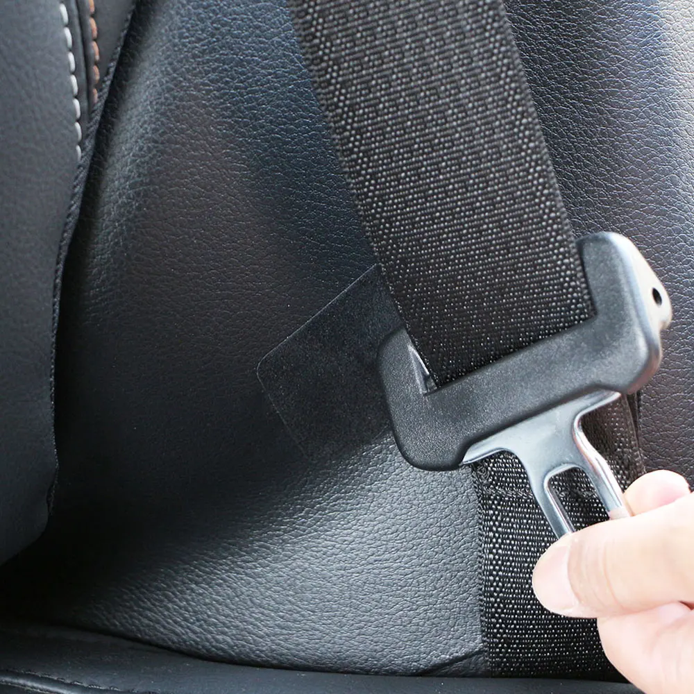 2pcs Car Seat Belt Protect Pads Car Safety Belt Anti-collision Sticker Car Anti Noise Buckle Protector Sticker Auto Accessories