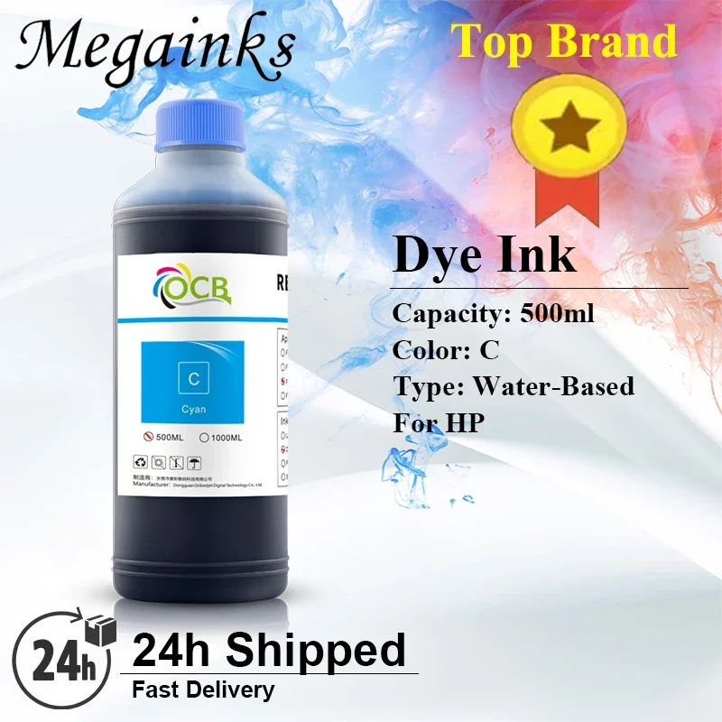 500 ml 6 PC Für HP 72 Tinte Flasche Kompatibel Für HP T1110 T1120 T1200 T1300 T2300 T610 T770 t790 T795 Drucker Refill Dye Tinte