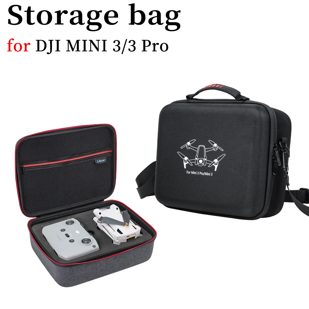 

Storage Bag for DJI MINI 3 / 3 Pro Portable Organize Carrying Case Shoulder Bag RC/RC-N1 Remote