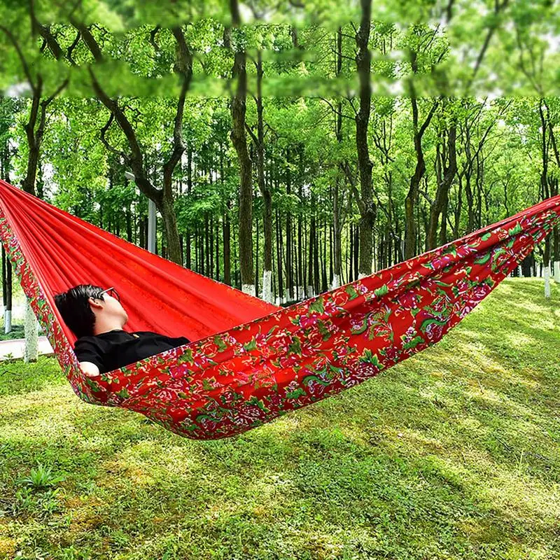 

Outdoor Hammock 106 x 55 Inch Camping Hammock Hiking Gear for Outdoor Backpacking Hiking Survival Travel 300KG Load capacity