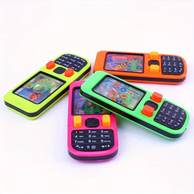 Random 1pc children\'s puzzle mobile phone modeling ring water cooler