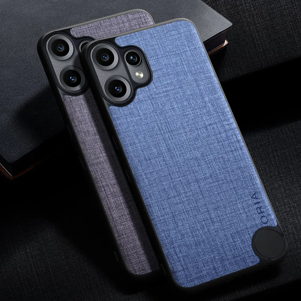 

Case for Nothing CMF Phone 1 2 Pro Premium Cloth Texture Business Style Full Protect Cover funda for CMF phone 1 2 pro case capa