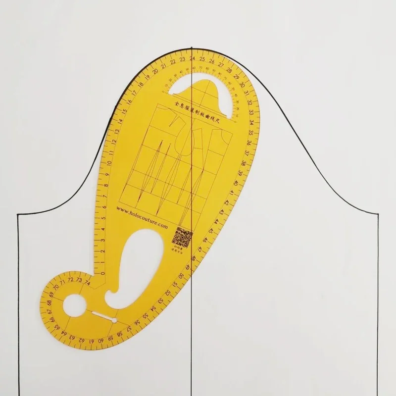 Imagem -02 - Guia Régua para Pattern Making Vestuário Moda Design Curva Armhole